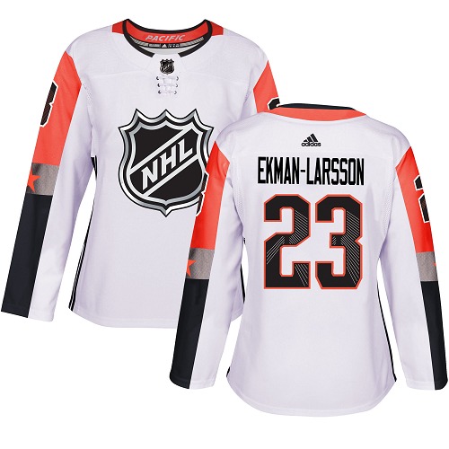 Adidas Arizona Coyotes 23 Oliver Ekman-Larsson White 2018 All-Star Pacific Division Authentic Women Stitched NHL Jersey